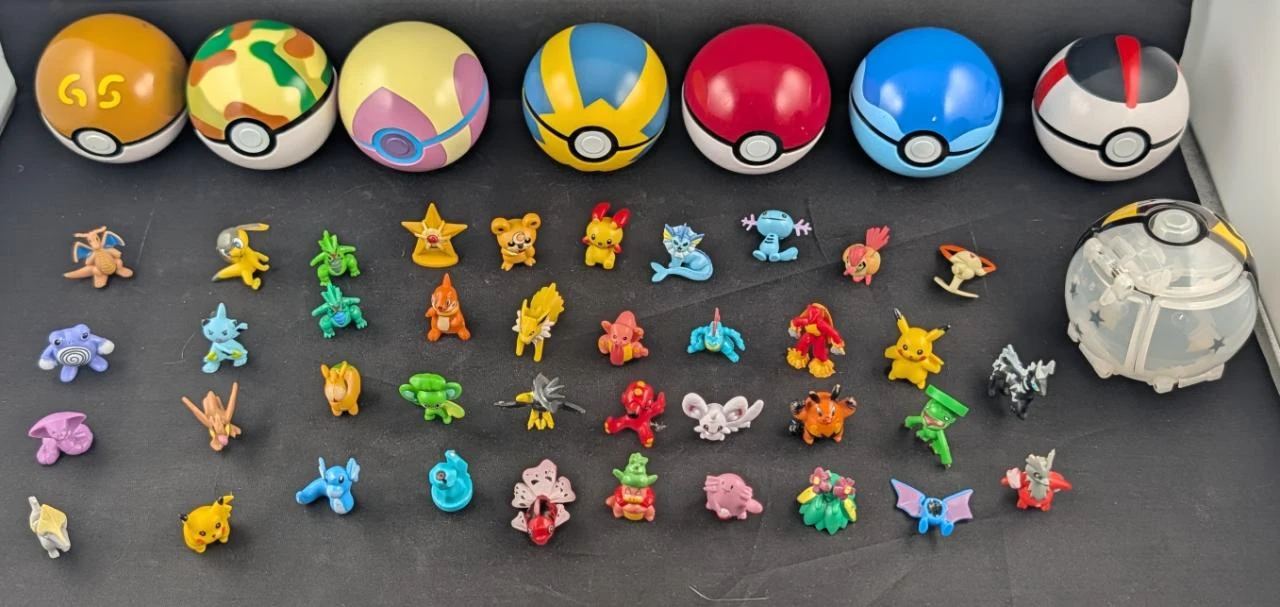 Lot Pokéball Et Pokémon